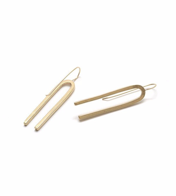Seaworthy Jefa Earrings / Brass Seaworthy Jefa Earrings / Brass