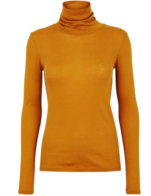 Just Female Riz Rollneck - Safran Just Female Riz Rollneck - Safran