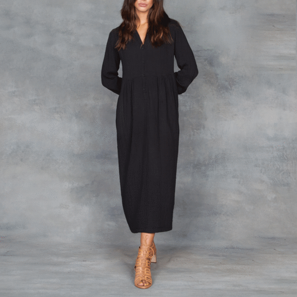 Raquel Allegra Long Sleeve High Waist Dress Raquel Allegra Long Sleeve High Waist Dress