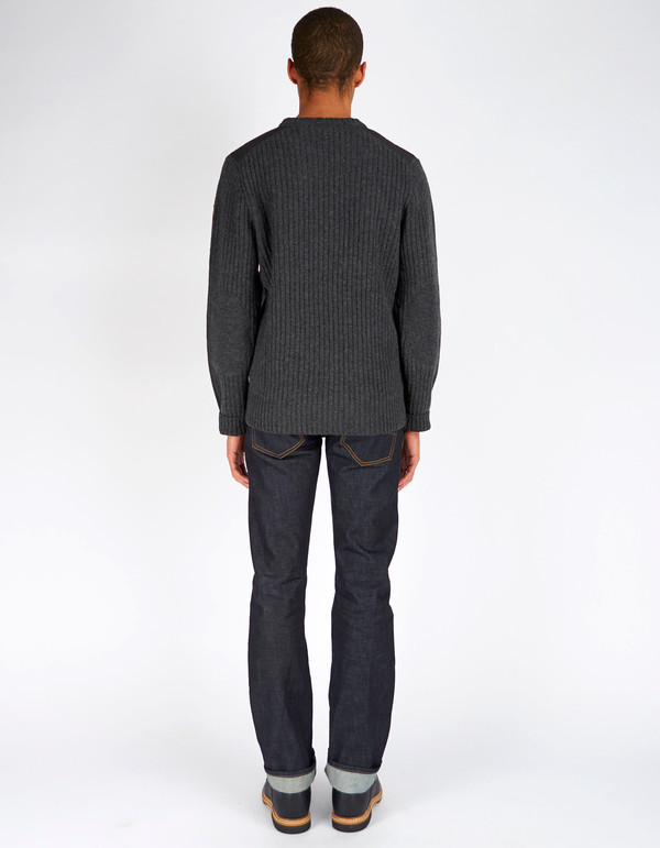 Men's Fjallraven Singi Knit Sweater Dark Grey Men's Fjallraven Singi Knit Sweater Dark Grey