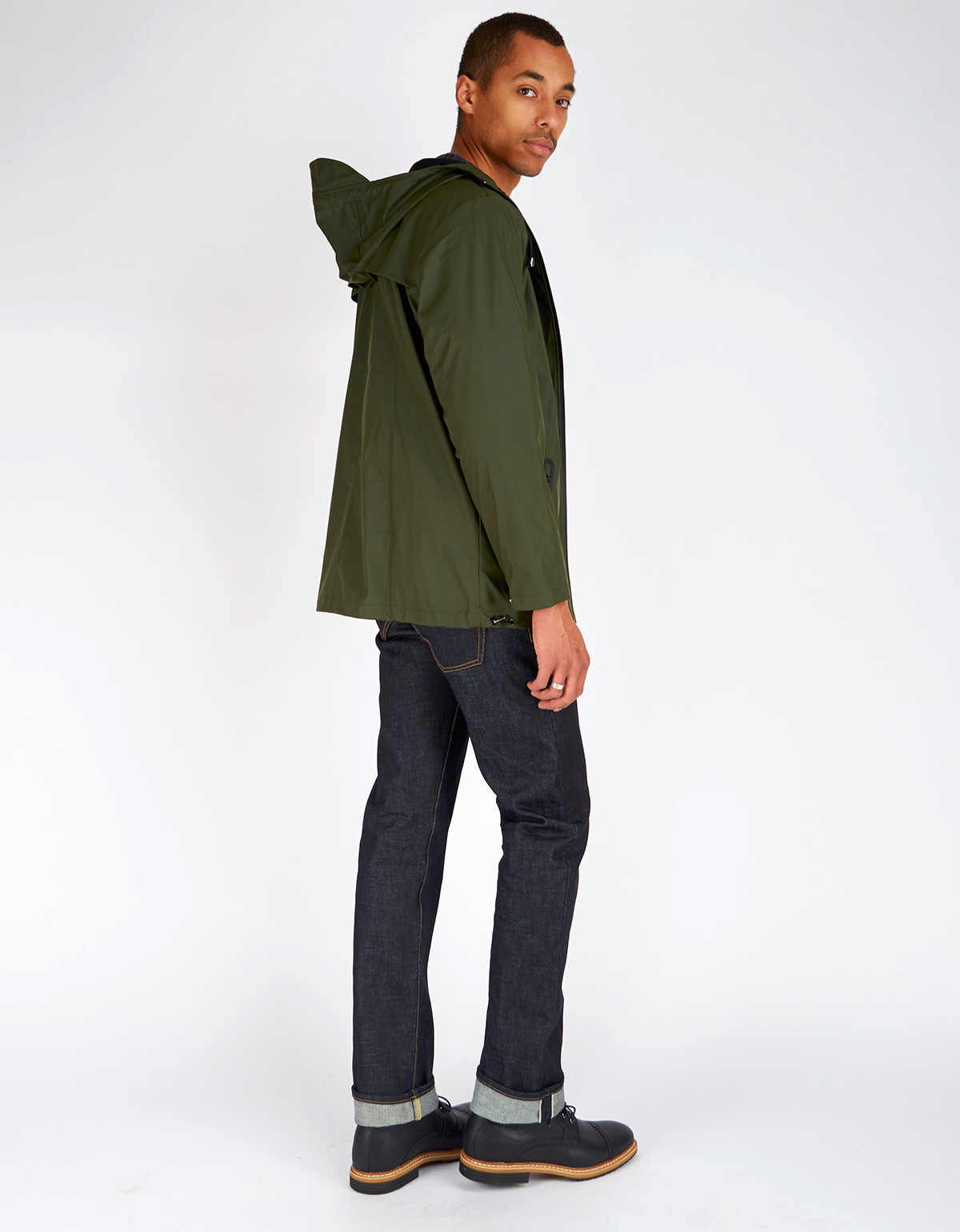 unisex rains breaker jacket s green garmentory unisex rains breaker jacket s green garmentory