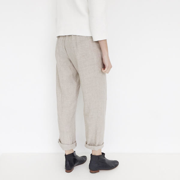 Johan Vintage Beige Linen Pant Johan Vintage Beige Linen Pant