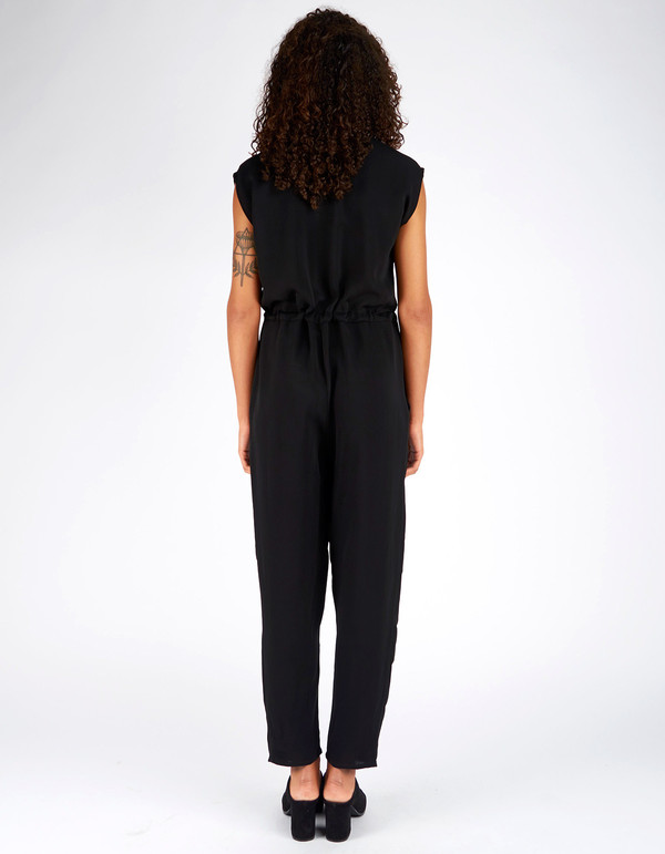 Ali Golden Button Down Jumper Black Ali Golden Button Down Jumper Black