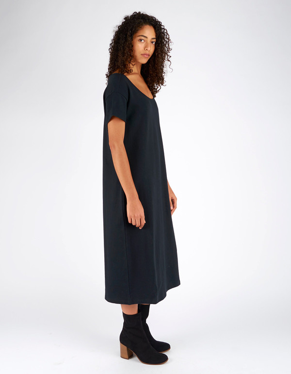 Ali Golden Roll Sleeve T-Shirt Dress Black Ali Golden Roll Sleeve T-Shirt Dress Black