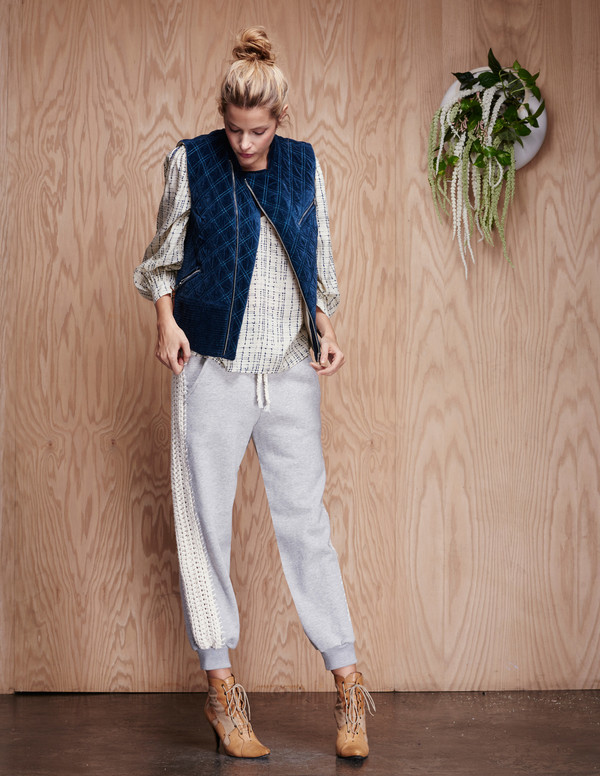 Pepin Quilted Velvet Vest Pepin Quilted Velvet Vest