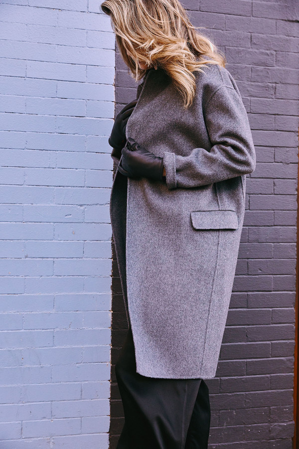 Achro Handmade Long Coat - Grey Achro Handmade Long Coat - Grey