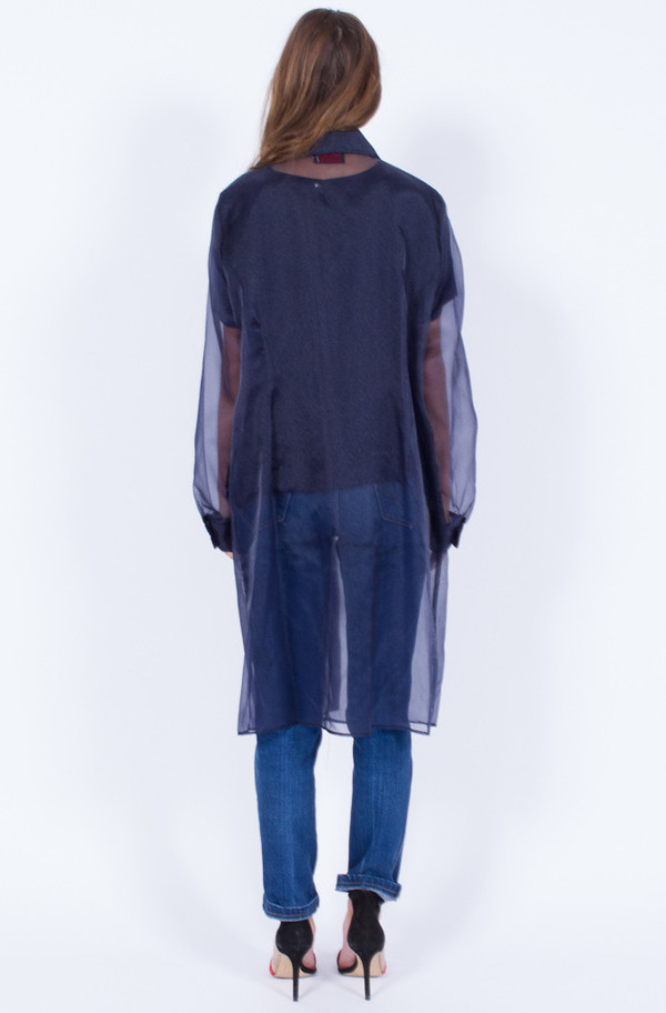 NAVY SHEER JACKET (ONE SIZE) NAVY SHEER JACKET (ONE SIZE)