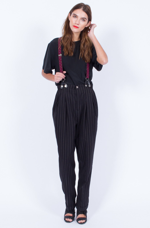 Yo Vintage! BLACK SILK BLOUSE Yo Vintage! BLACK SILK BLOUSE
