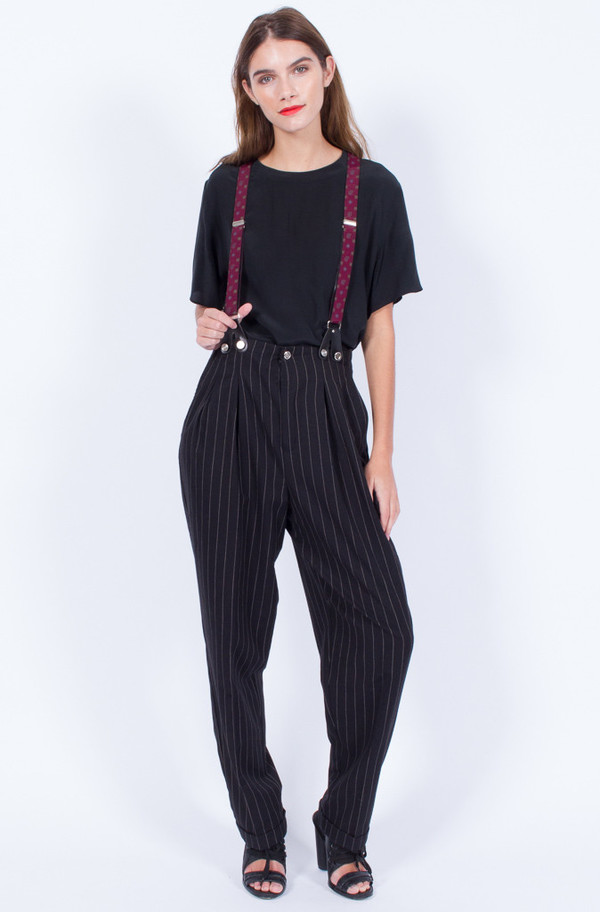Yo Vintage! BLACK SILK BLOUSE Yo Vintage! BLACK SILK BLOUSE