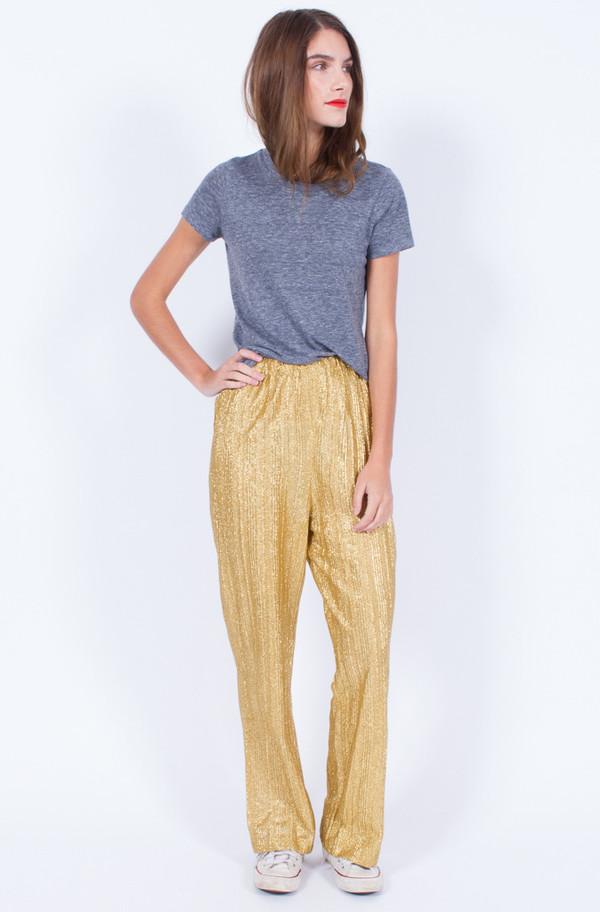 GOLD DISCO PANTS (MEDIUM) GOLD DISCO PANTS (MEDIUM)