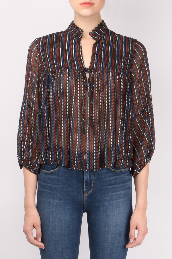 Apiece Apart Embroidered Loreto Blouse Apiece Apart Embroidered Loreto Blouse