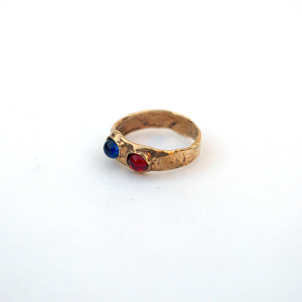 Mondo Mondo Felt Ring - Red/Blue Mondo Mondo Felt Ring - Red/Blue