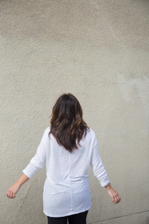 earnest sewn hazel linen tee earnest sewn hazel linen tee