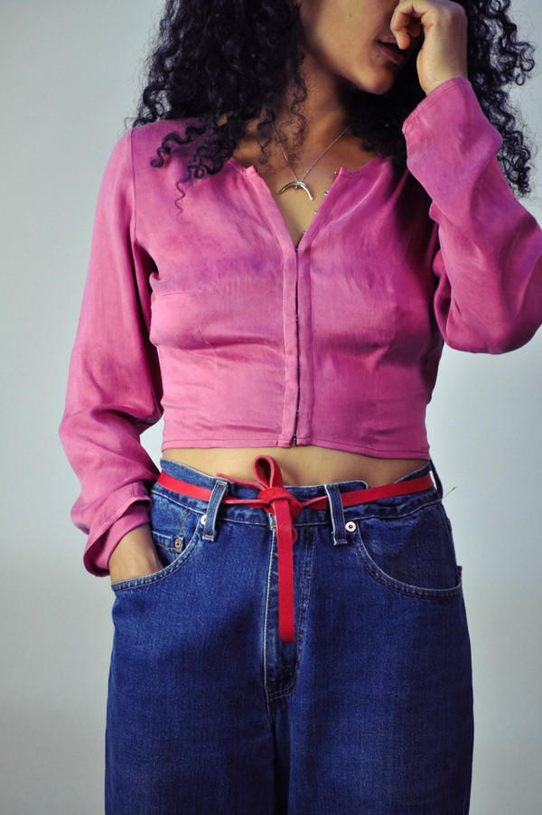 AwaveAwake Pink Choli Top AwaveAwake Pink Choli Top