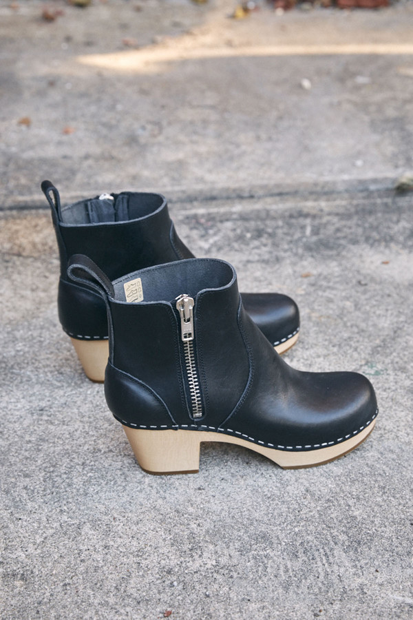 Swedish Hasbeens Zip it Emy Black Swedish Hasbeens Zip it Emy Black