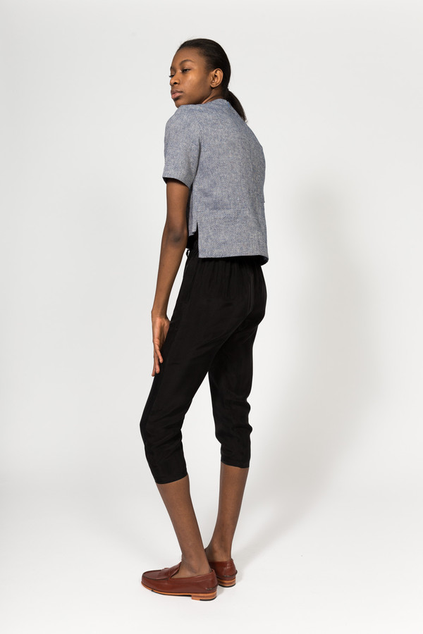 7115 by Szeki Mockneck Structured Top 7115 by Szeki Mockneck Structured Top