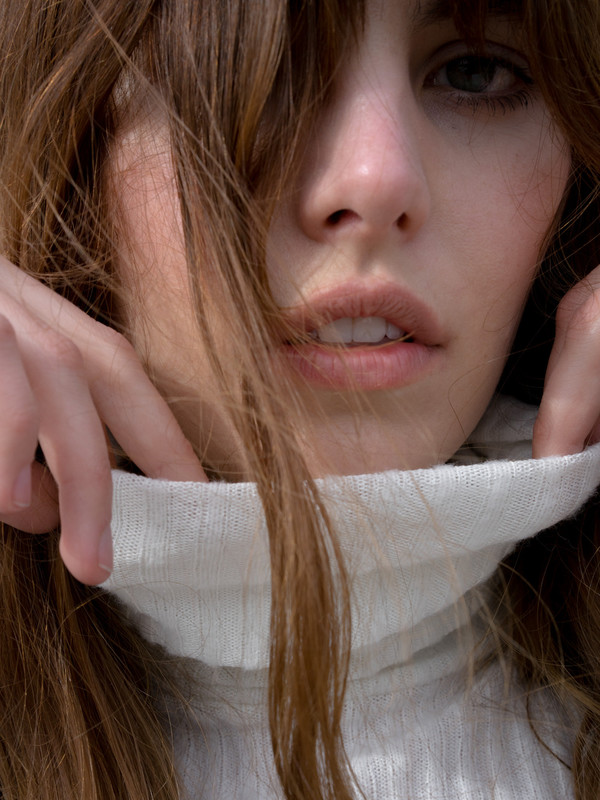 Calder Blake Claudine Brushed Variegated Turtleneck Calder Blake Claudine Brushed Variegated Turtleneck