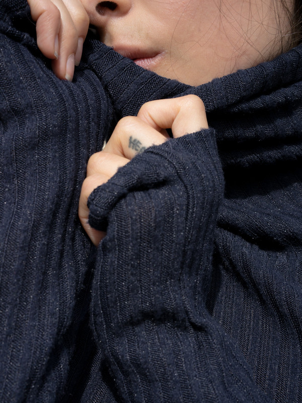 Calder Blake Claudine Brushed Variegated Turtleneck Calder Blake Claudine Brushed Variegated Turtleneck