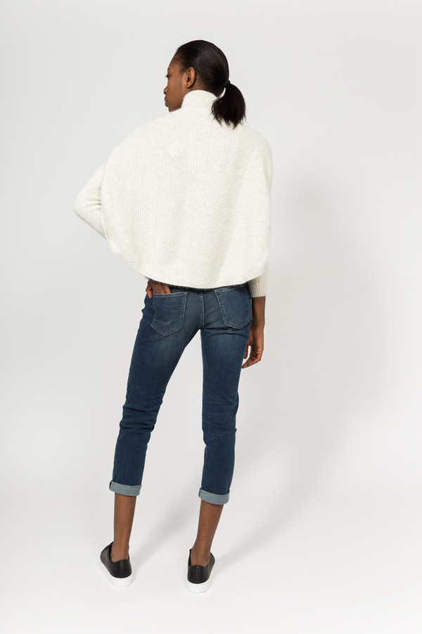 7115 by Szeki Angora Poncho Sweater 7115 by Szeki Angora Poncho Sweater