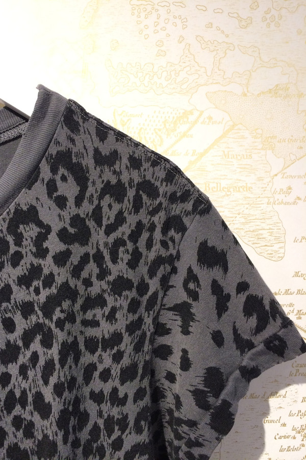 Current Elliott Leopard Print Crew Neck Tee Current Elliott Leopard Print Crew Neck Tee