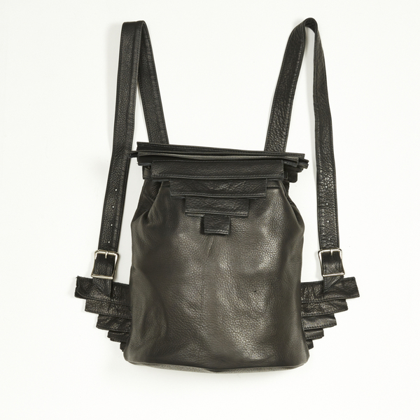 Collina Strada Novella Medium Bag Black Leather Collina Strada Novella Medium Bag Black Leather