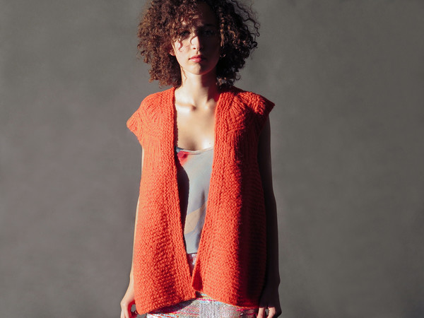 Erica Tanov alpaca cardigan vest Erica Tanov alpaca cardigan vest