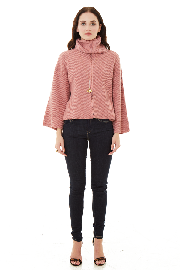 Cupcakes and Cashmere Dusty Rose Phil Sweater Cupcakes and Cashmere Dusty Rose Phil Sweater