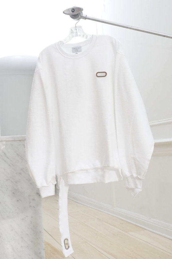 Collina Strada Sweatcrew White Collina Strada Sweatcrew White