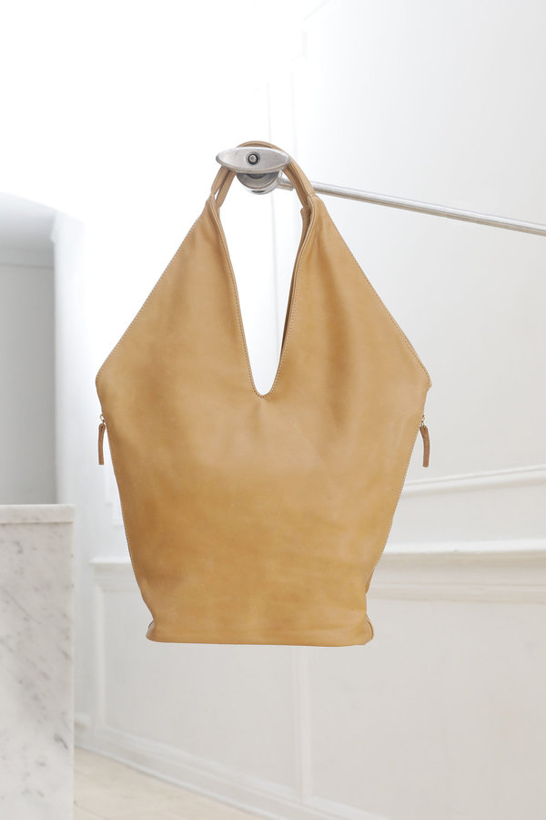 Collina Strada Luna Bag Beige Leather Collina Strada Luna Bag Beige Leather