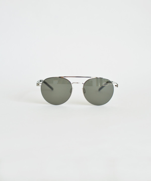 Le Specs Silver Spartan Sunglasses Le Specs Silver Spartan Sunglasses