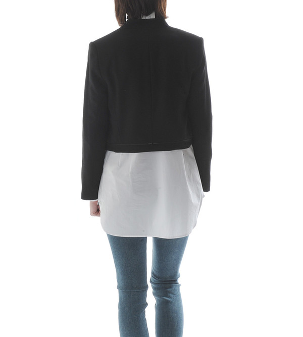 Public School Long Jacket with Waist Zipper Public School Long Jacket with Waist Zipper