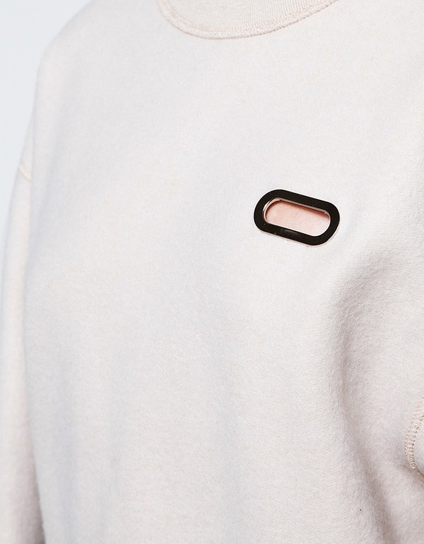 Collina Strada - Grommet Sweat Crewneck - Sand Collina Strada - Grommet Sweat Crewneck - Sand