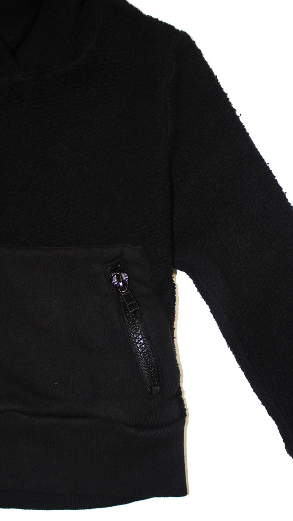 Puffy Pullover Hoodie - Black Puffy Pullover Hoodie - Black