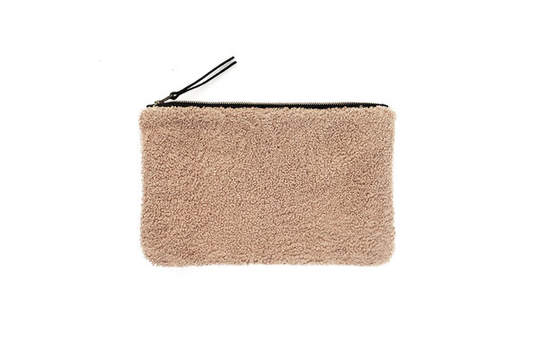 Primecut CHAMPAGNE SHEEPSKIN CLUTCH Primecut CHAMPAGNE SHEEPSKIN CLUTCH
