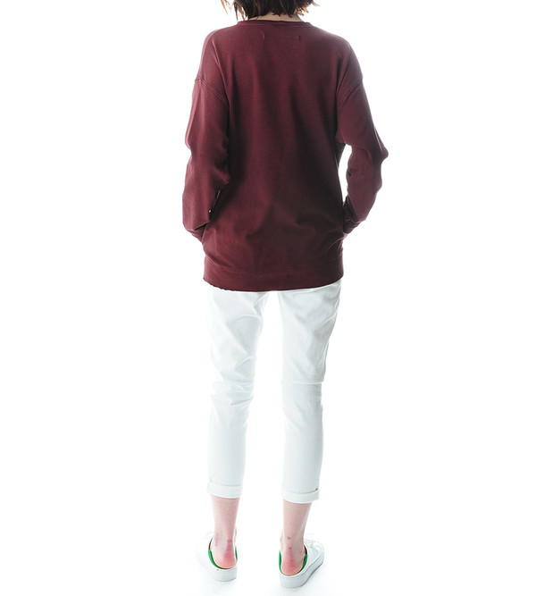 Raquel Allegra Merlot Sweatshirt Raquel Allegra Merlot Sweatshirt