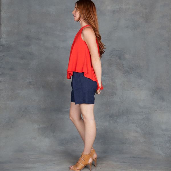 Sen Tova Swing Tank in Red Sen Tova Swing Tank in Red