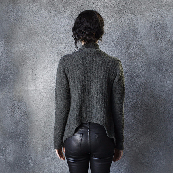 Skin Moto Sweater in Olive Skin Moto Sweater in Olive