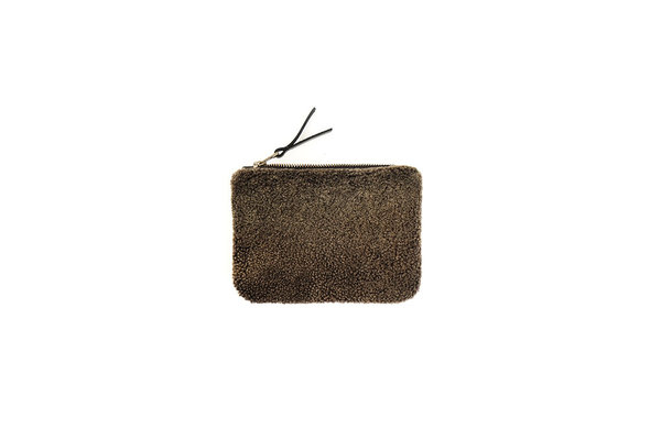 Primecut FOREST GREEN SHEEPSKIN POUCH Primecut FOREST GREEN SHEEPSKIN POUCH