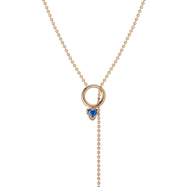 Shahla Karimi 14K Gold Birthstone Lariat Shahla Karimi 14K Gold Birthstone Lariat
