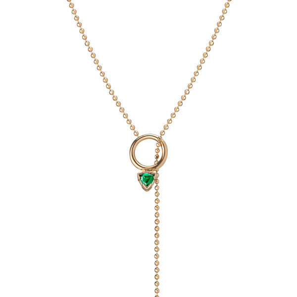 Shahla Karimi 14K Gold Birthstone Lariat Shahla Karimi 14K Gold Birthstone Lariat
