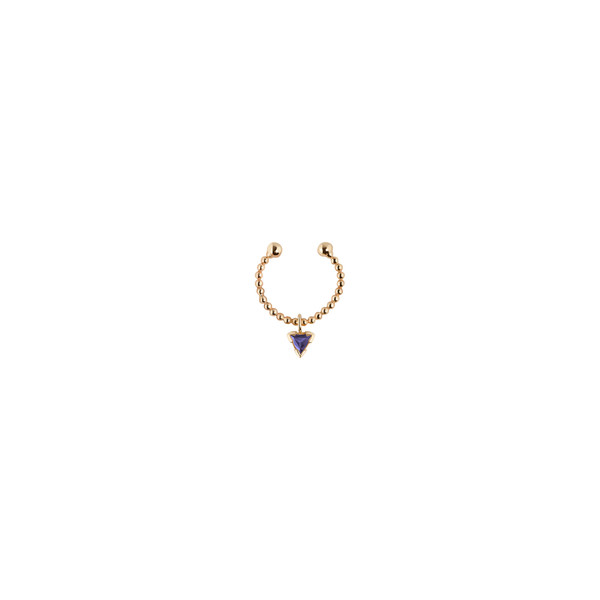 Shahla Karimi 14K Gold Birthstone Septum Cuff Shahla Karimi 14K Gold Birthstone Septum Cuff