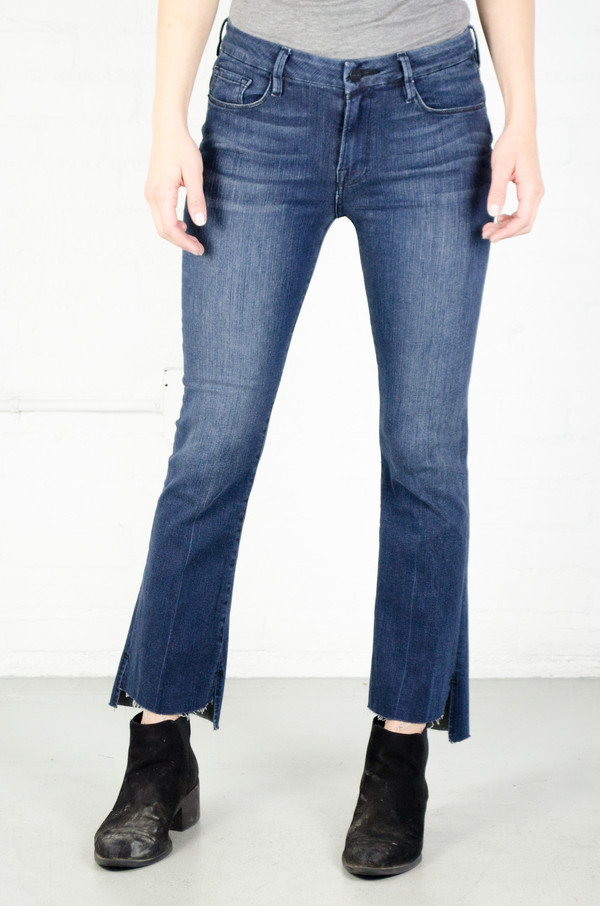 FRAME Denim FRAME 'Le Crop' Mini Boot Raw Stagger in Topsail FRAME Denim FRAME 'Le Crop' Mini Boot Raw Stagger in Topsail