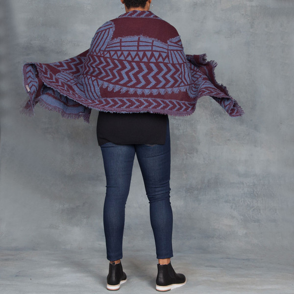 InouiToosh Birkin Burgundy Scarf InouiToosh Birkin Burgundy Scarf