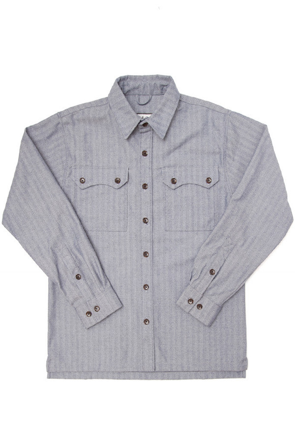 Men's Wild Outdoor Apparel WILD Lumberjack Flannel Herringbone Chambray Men's Wild Outdoor Apparel WILD Lumberjack Flannel Herringbone Chambray