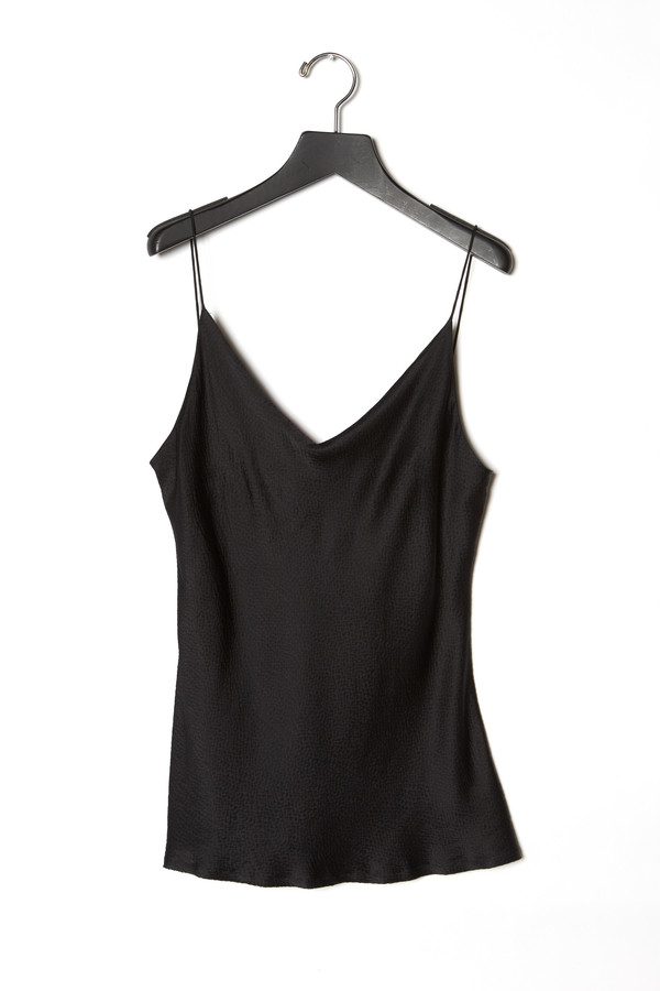 KES Raw Edge Hammered Silk Slip Top KES Raw Edge Hammered Silk Slip Top