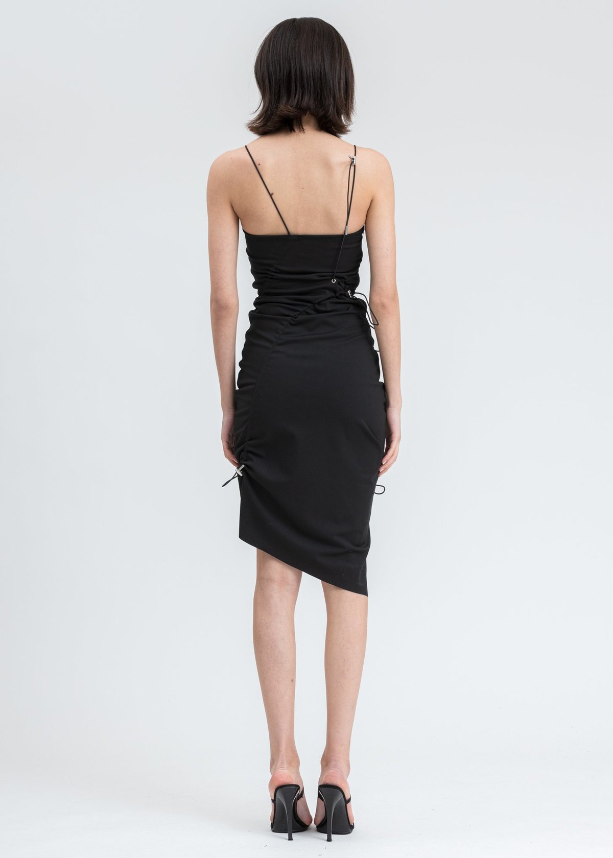 Heliot Emil Drawstring Dress Black Garmentory