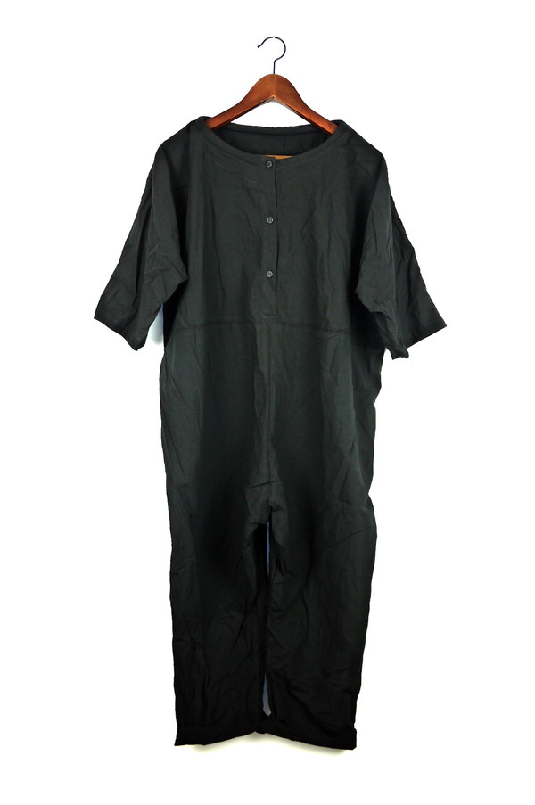 Uzi NYC Black Piped Jumpsuit Uzi NYC Black Piped Jumpsuit