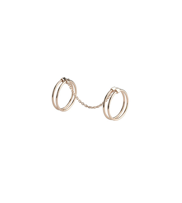 Maria Black Rose Gold Quadruple Ring Maria Black Rose Gold Quadruple Ring