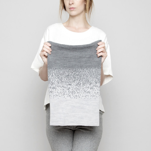 7115 by Szeki Gradient Ring Scarf - Beige + Gray 7115 by Szeki Gradient Ring Scarf - Beige + Gray