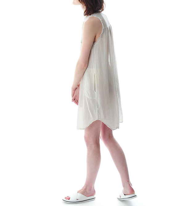 Raquel Allegra Sleeveless Collar Dress Raquel Allegra Sleeveless Collar Dress